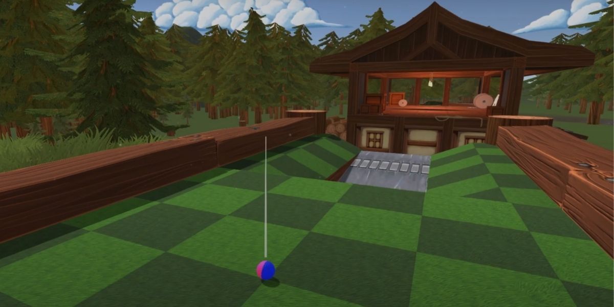 Golf with your friends the forest hole 18 trickshot