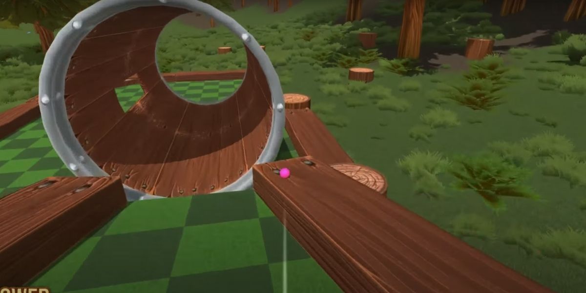 the foest trickshot hole 3 golf with your friends