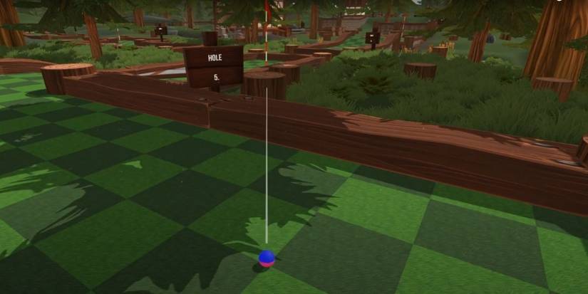 Golf with your friends the forest hole 5 trickshot