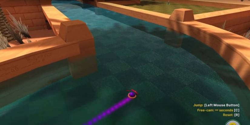 golf with your friends oasis hole 11 trickshot