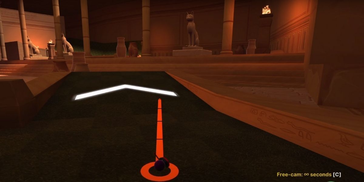 golf with your friends oasis hole 18 trickshot