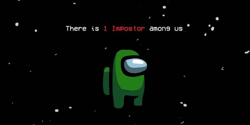 Among Us Green with Imposter Text