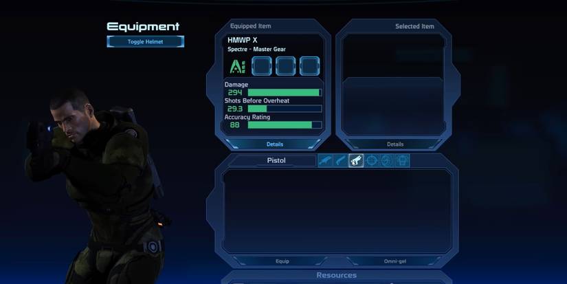 Master Spectre Pistol From Mass Effect 1