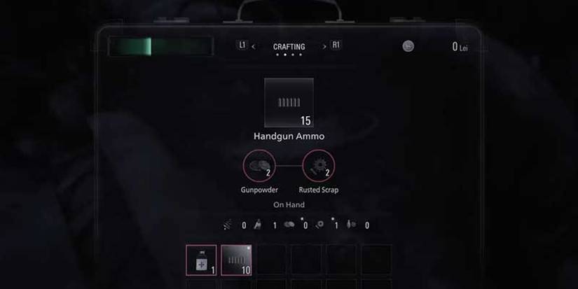 HandgunAmmoCraftingREVillage