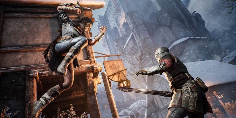 The Hunter Fighting A Guard