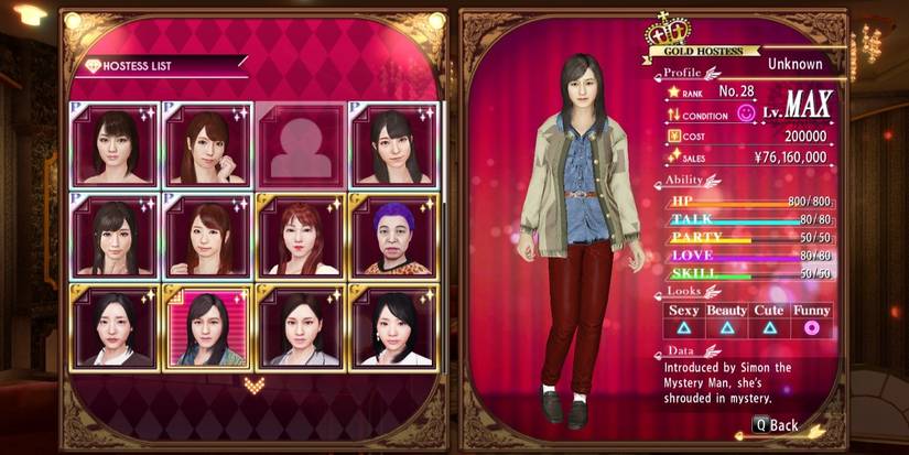 Hostesses in Yakuza 0