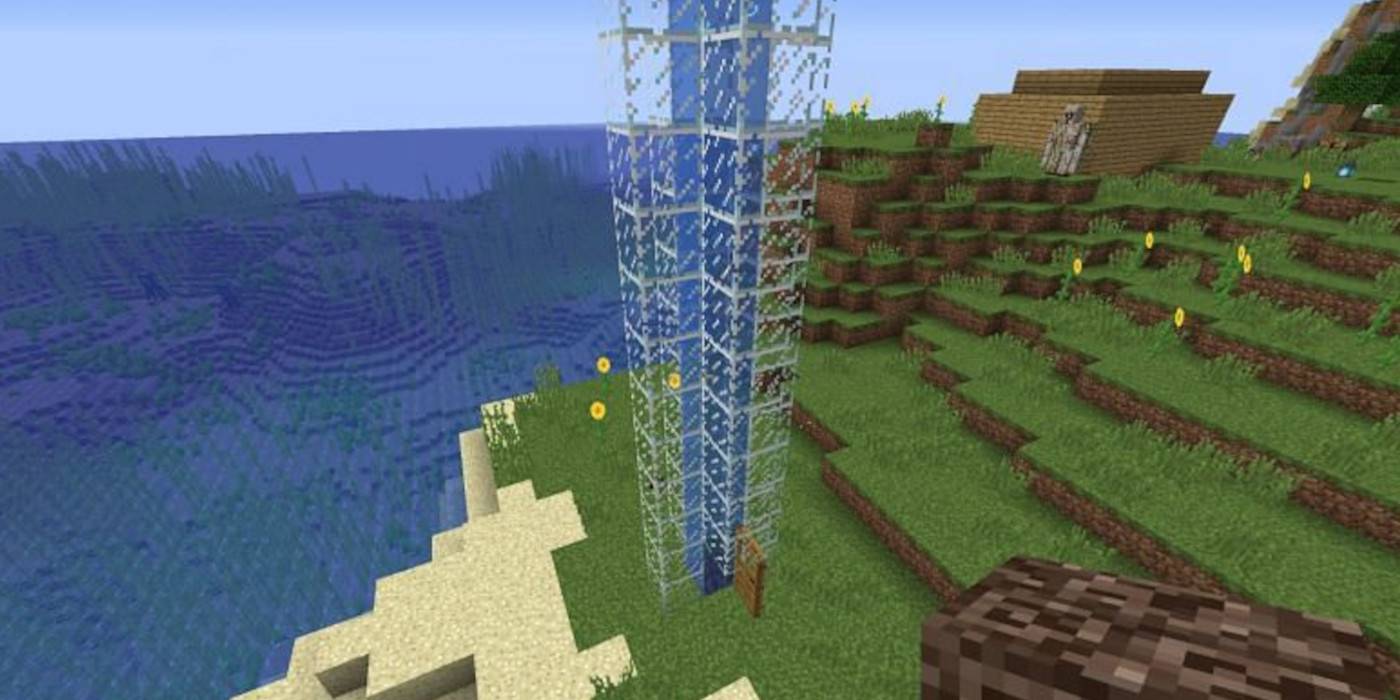 Minecraft: How to Make a Water Elevator