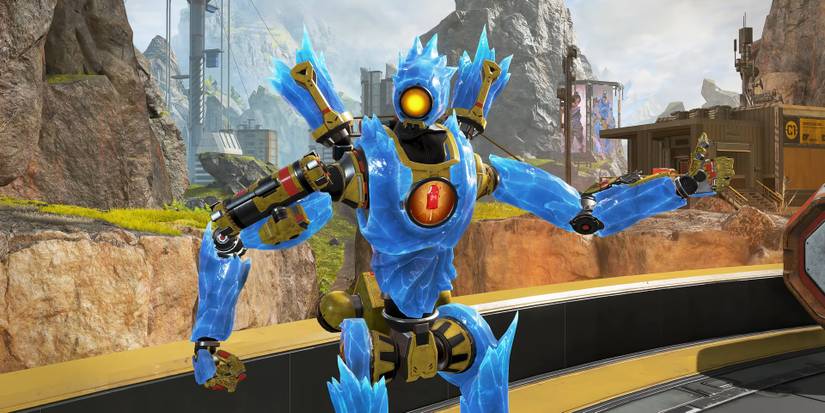 Iced Out Pathfinder Apex Legends World's Edge Thumb Up