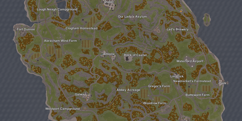 Ireland Unturned Map