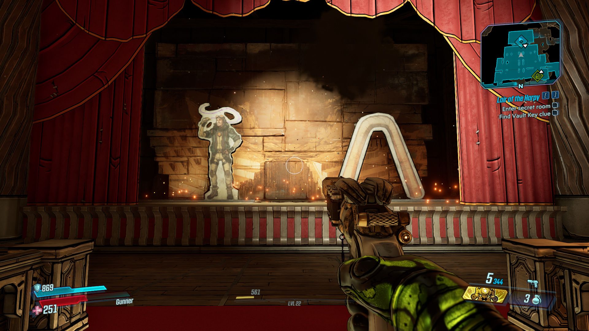 Rearranging the props in Borderlands 3