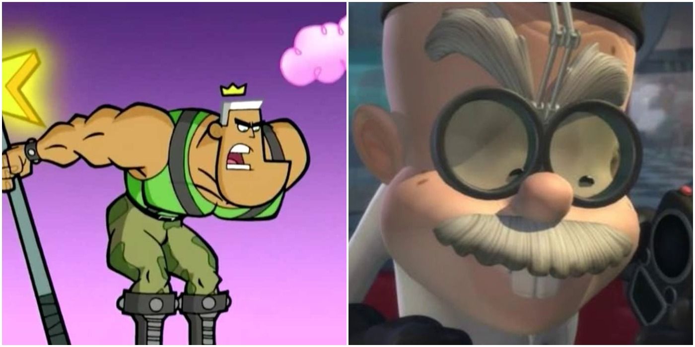 Jorgen Von Strangle and Professor Calamitous share a body in the Jimmy/Timmy Power Hour 2