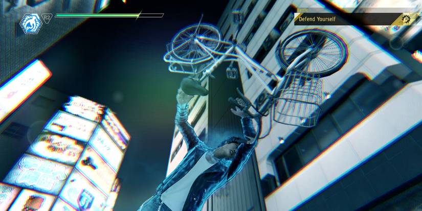 Smashing Enemies With Bicycle Judgment