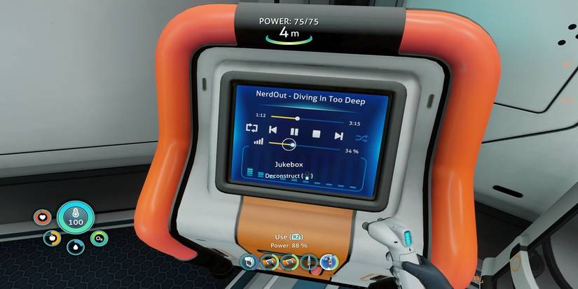 Subnautica Below Zero's Jukebox in base