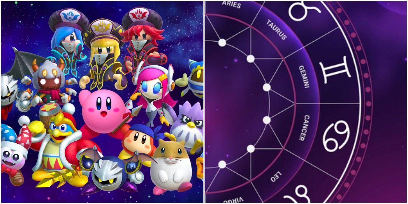 Kirby Characters Zodiac Promo