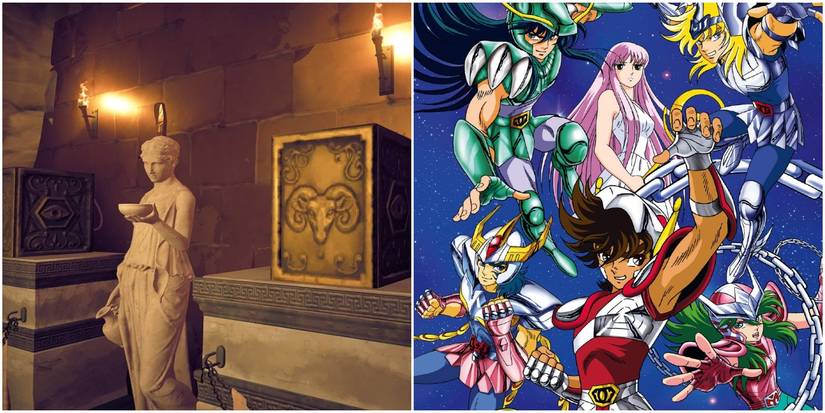 Fans found a Knights of the Zodiac reference in Immortals: Fenyx Rising