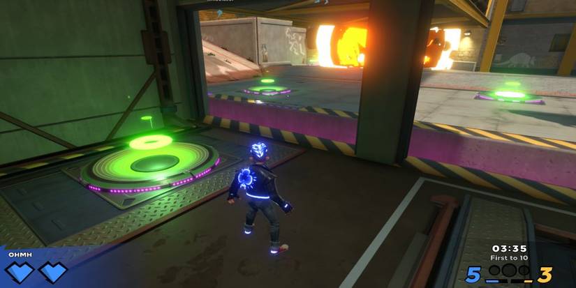 Knockout City Back Alley Brawl Jump Pads