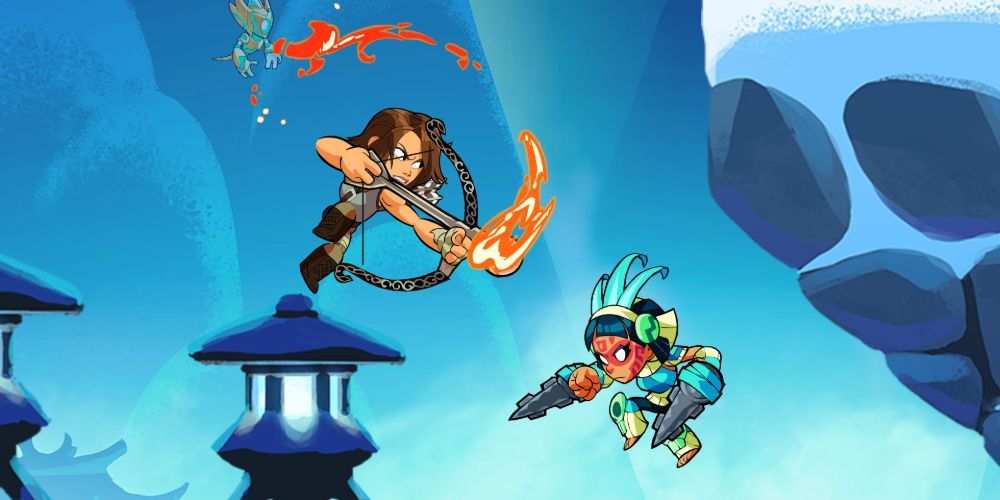Lara Croft Is One Of The Many Cameo's In Brawlhalla