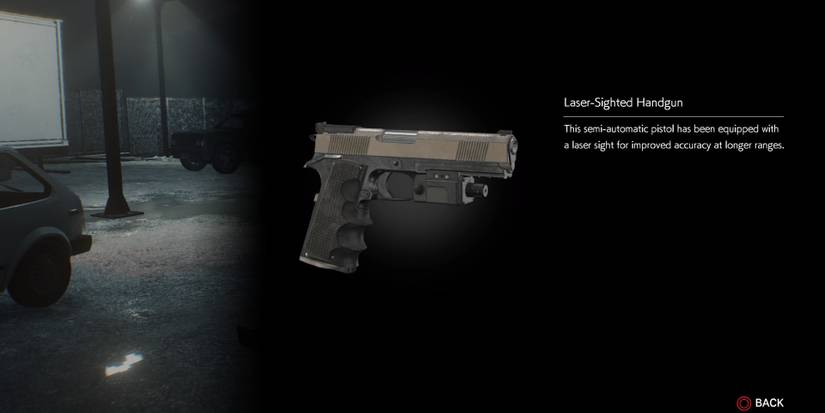 Laser Sighted Handgun Description From The Evil Within 2