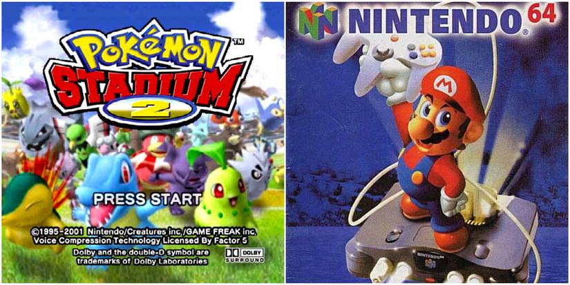 Pokemon Stadium 2 and Mario Nintendo 64 Ad