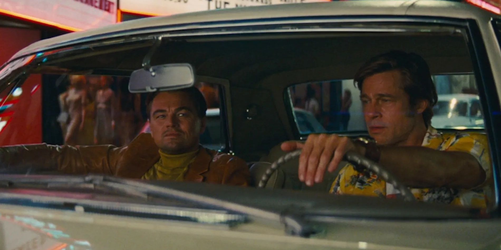 Leonardo DiCaprio and Brad Pitt in Once Upon a Time in Hollywood