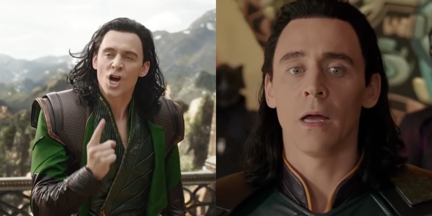 Screenshots of Loki from Thor: Ragnarok