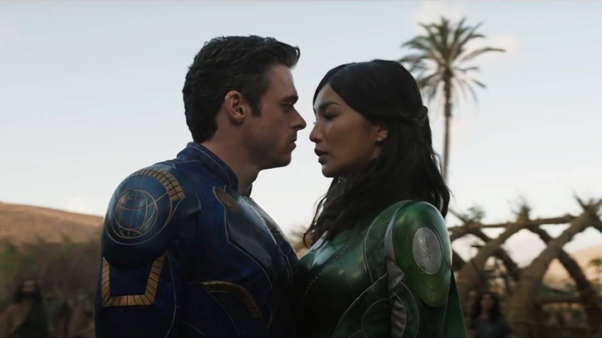Love Triangle Eternals Richard Madden Gemma Chan