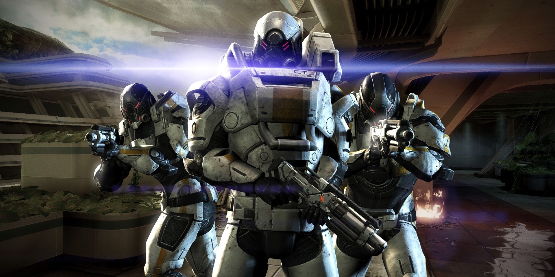Cerberus Soldiers Carrying M-22 Eviscerators From Mass Effect 3