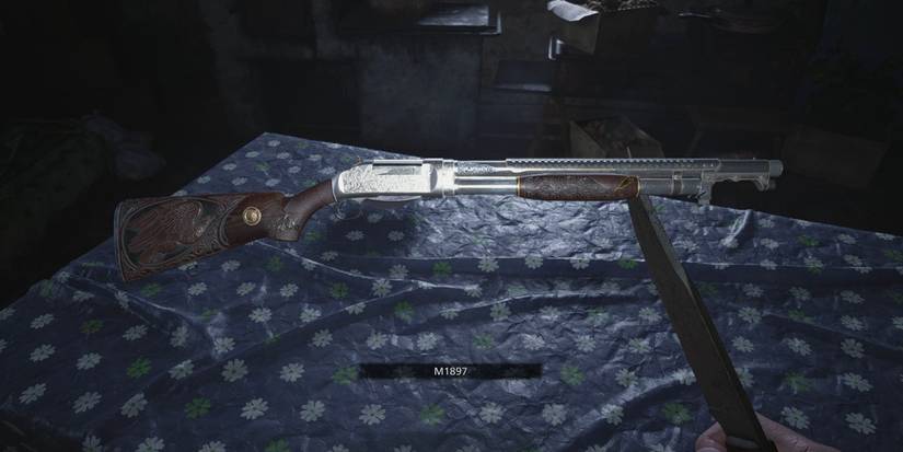 M1897 Shotgun in Resident Evil 8