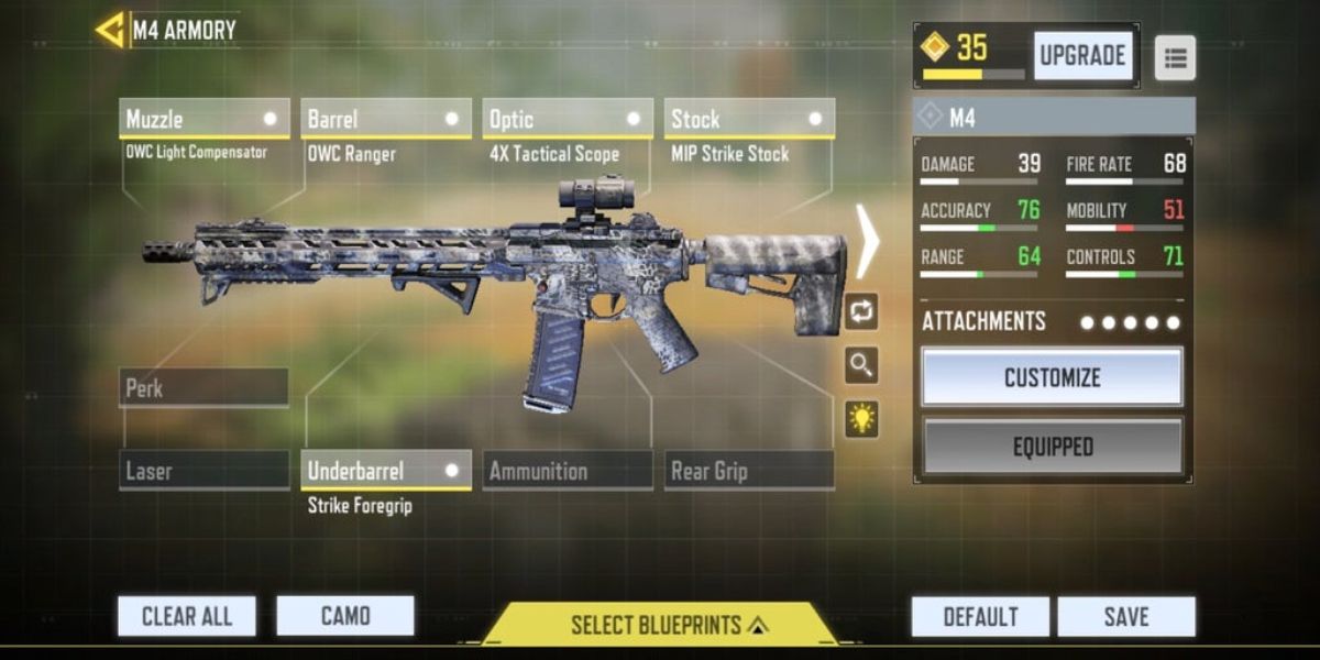 M4 loadout in cod_ mobile