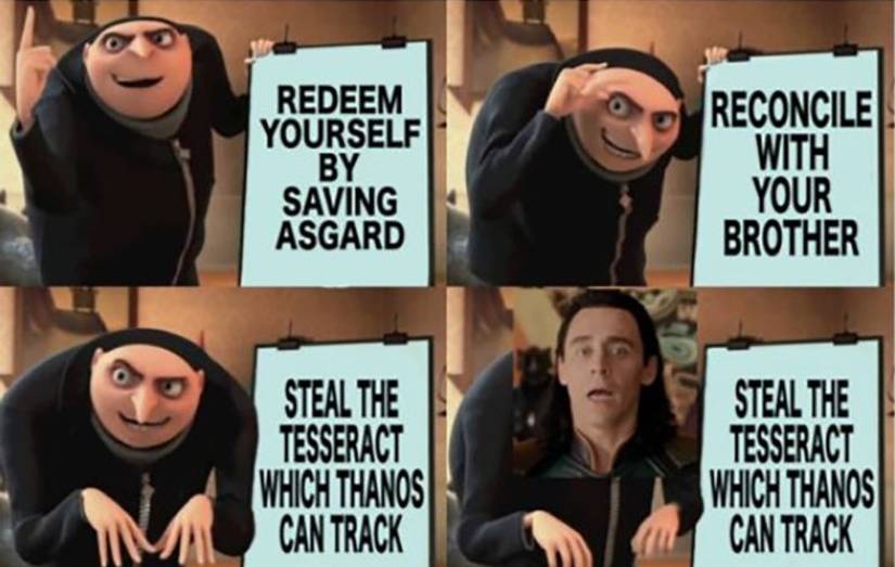 MCU Meme About Loki's Actions In Thor Ragnarok