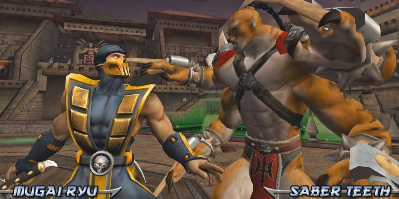 Mortal Kombat: Armageddon Kintaro Fighting Scorpion