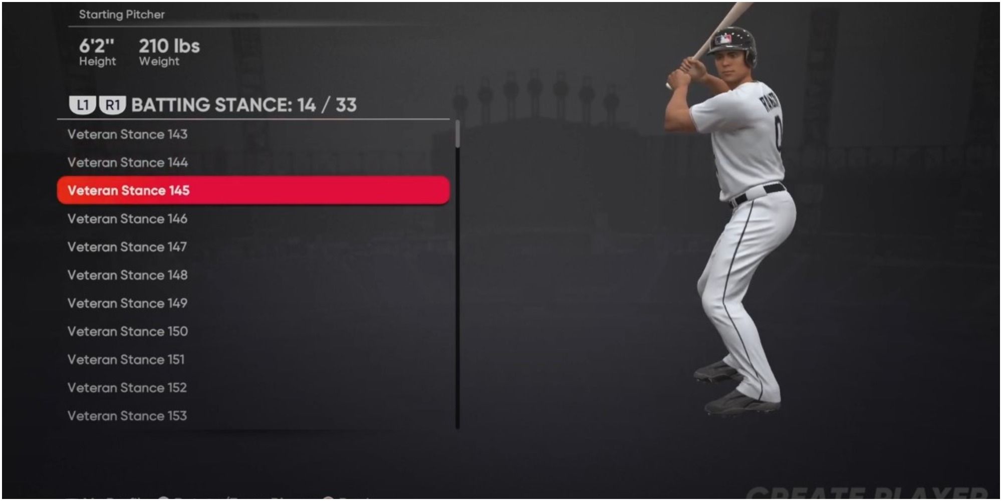 MLB The Show 21 Finding The Best Balanced Generic Batting Stance