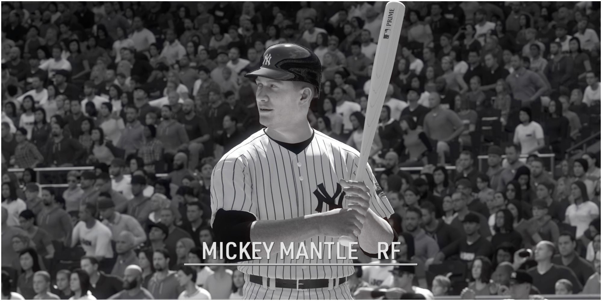 MLB The Show 21 Mickey Mantle Taking The Batter's Box