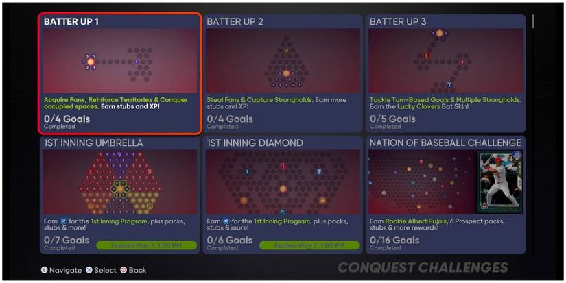 MLB The Show 21 Preparing To Play The First Conquest Map