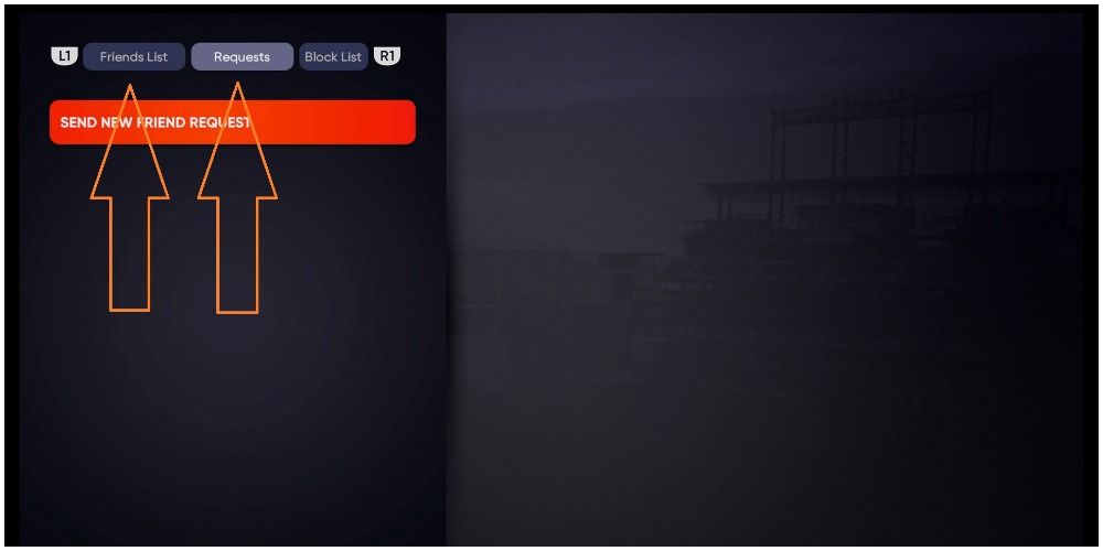 MLB The Show 21 The Friends List And Request Tabs