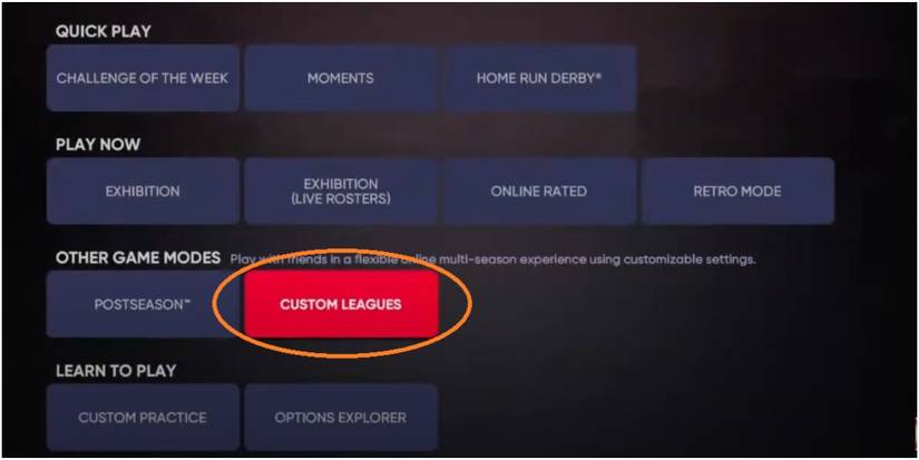 MLB The Show 21 Where To Form A Custom League