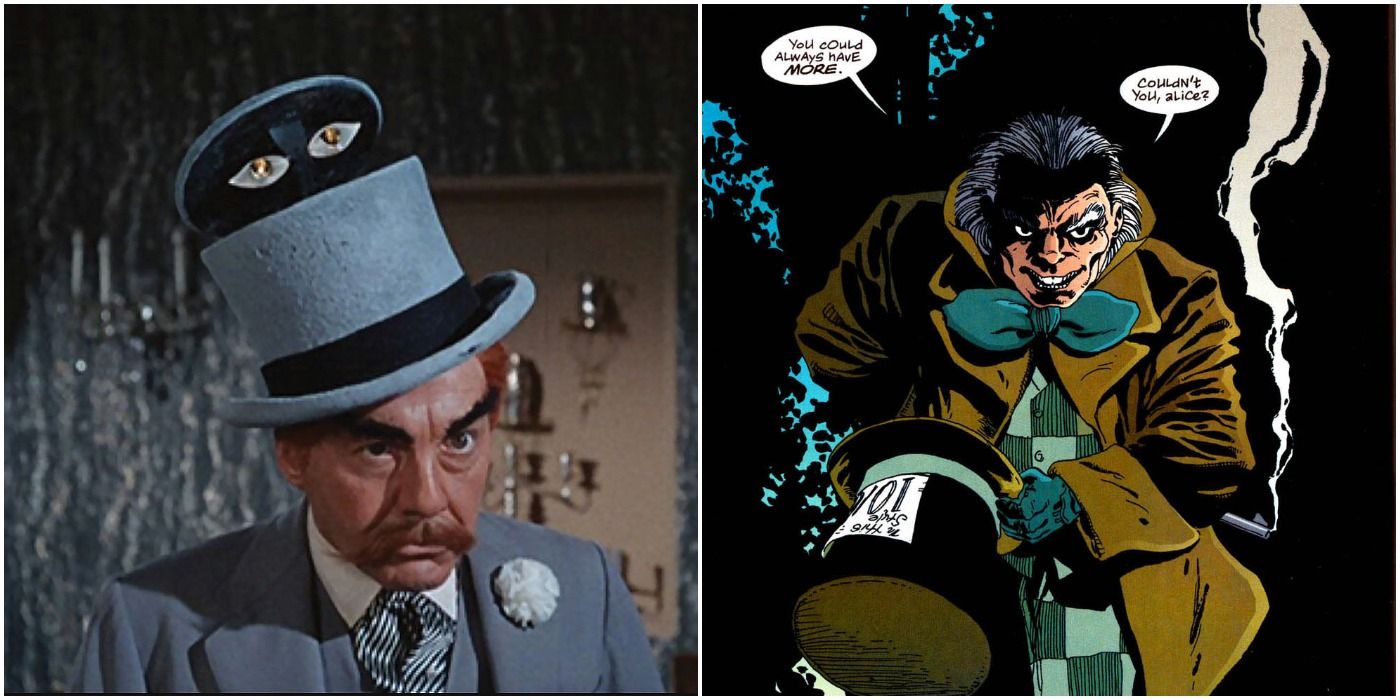 David Wayne deploys a trick hat as the Mad Hatter in Batman