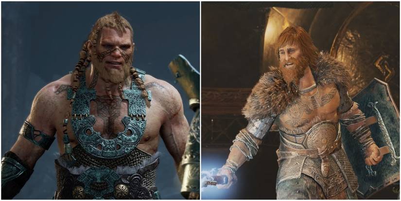 Magni and Modi gang up on Kratos in God of War