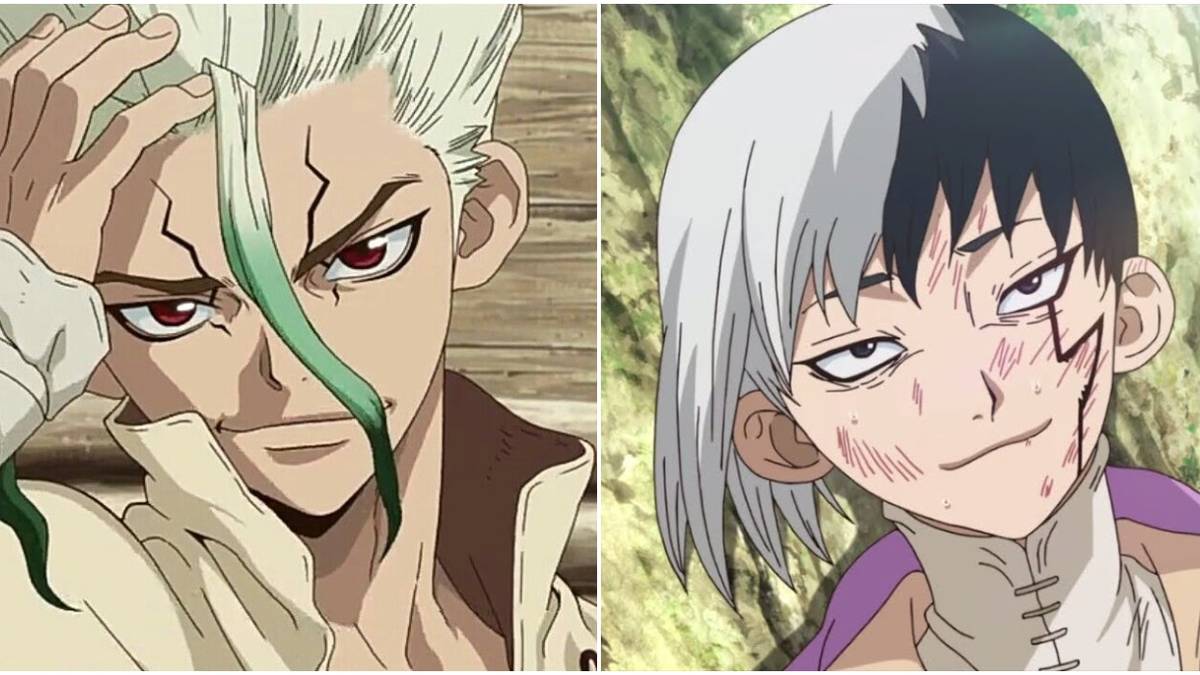 Main characters from Dr. Stone