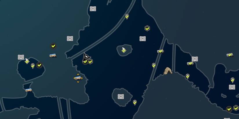 Location of the license plate on a map