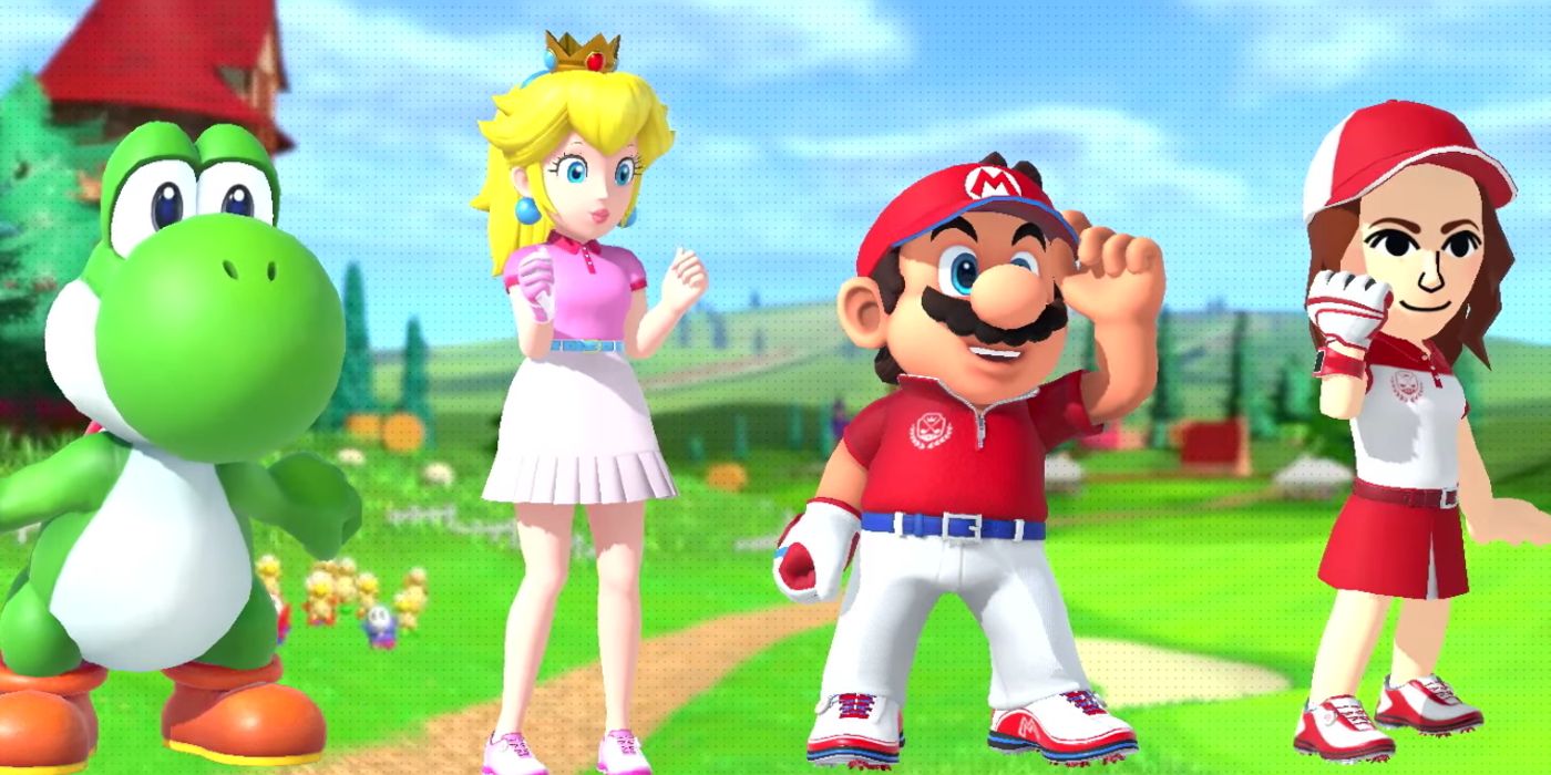 Mario Golf Super Rush Character Select Trailer Screencap