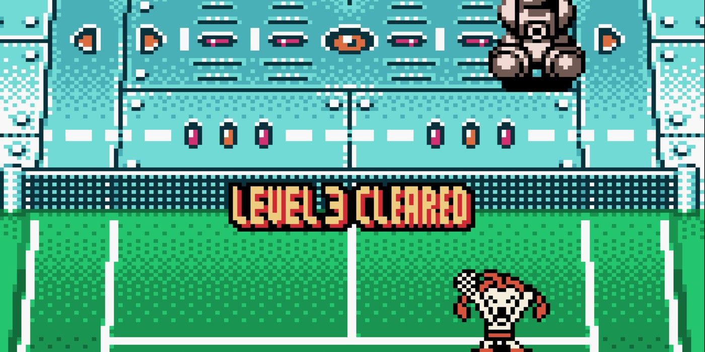 Mario Tennis Gameboy Color robot level clear