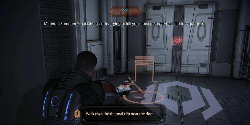 Mass Effect 2 Legendary Edition Thermal Clip Highlighted On Floor