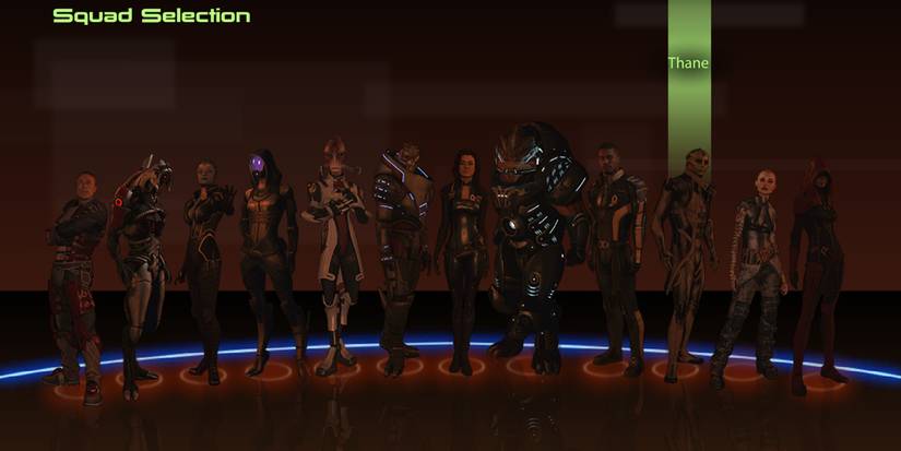 Mass Effect 2 squad selection