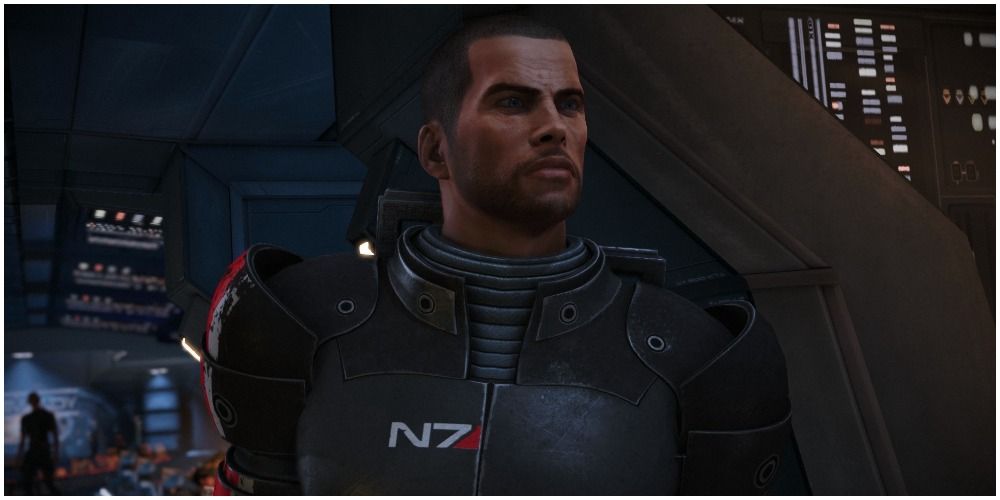 Mass Effect LE Shepard In His First Scene