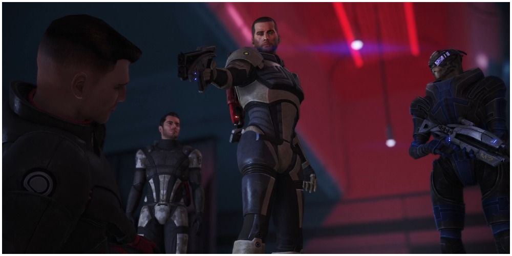 Mass Effect LE Threatening Fist In Chora's Den