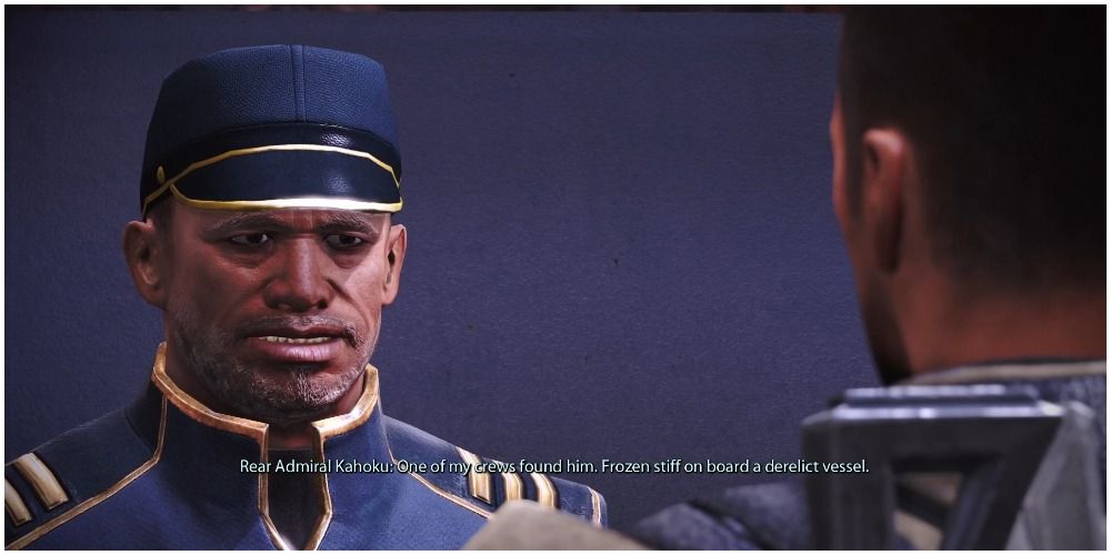 Mass Effect Legendary Edition Admiral Kahoku Divulging What He Knows About Banes