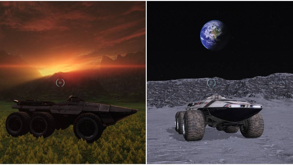 Mass Effect Legendary Edition All Maps Collage Earth View From Luna