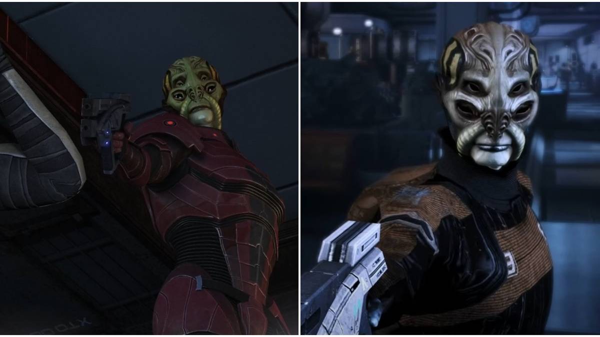 Mass Effect Legendary Edition Balak Choice Guide Collage Balak In 1 And 3