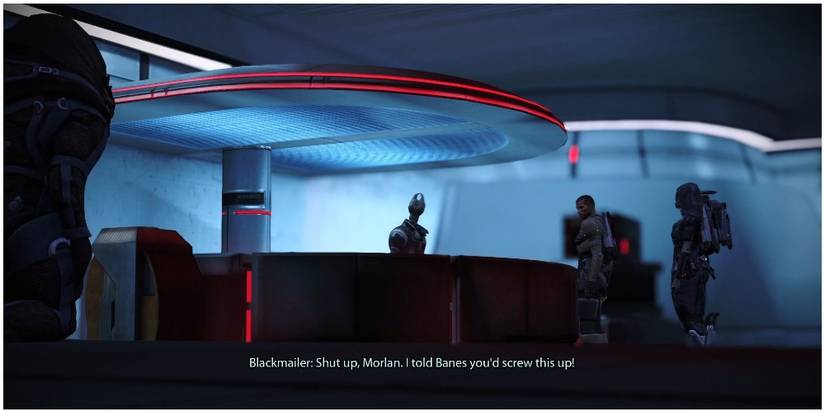 Mass Effect Legendary Edition Blackmailer Interrupting Morlan